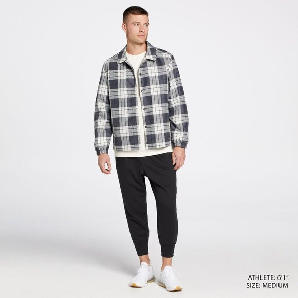 NWT DSG X‎ TWITCH + ALLISON Men's Coaches Jacket in Houndstooth Size Small - Picture 2 of 9